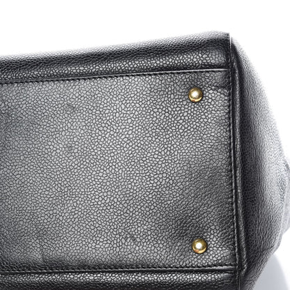 Chanel Caviar Large CC Shoulder Bag Black 11 of 11