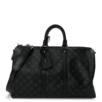 Louis Vuitton Monogram Eclipse Keepall Bandouliere 45 1 of 10
