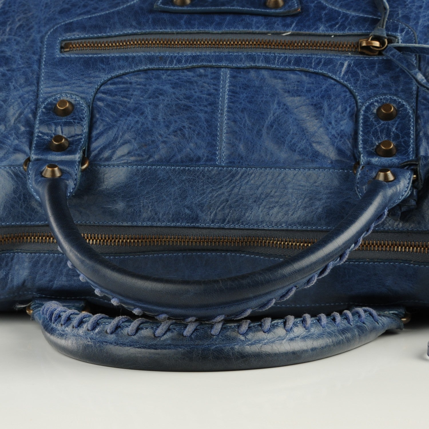 Balenciaga Chevre Classic Hardware Work Navy 8 of 8