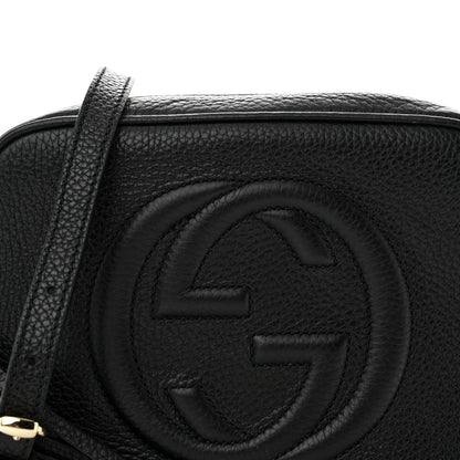 Gucci Pebbled Calfskin Small Soho Disco Bag Black 9 of 14