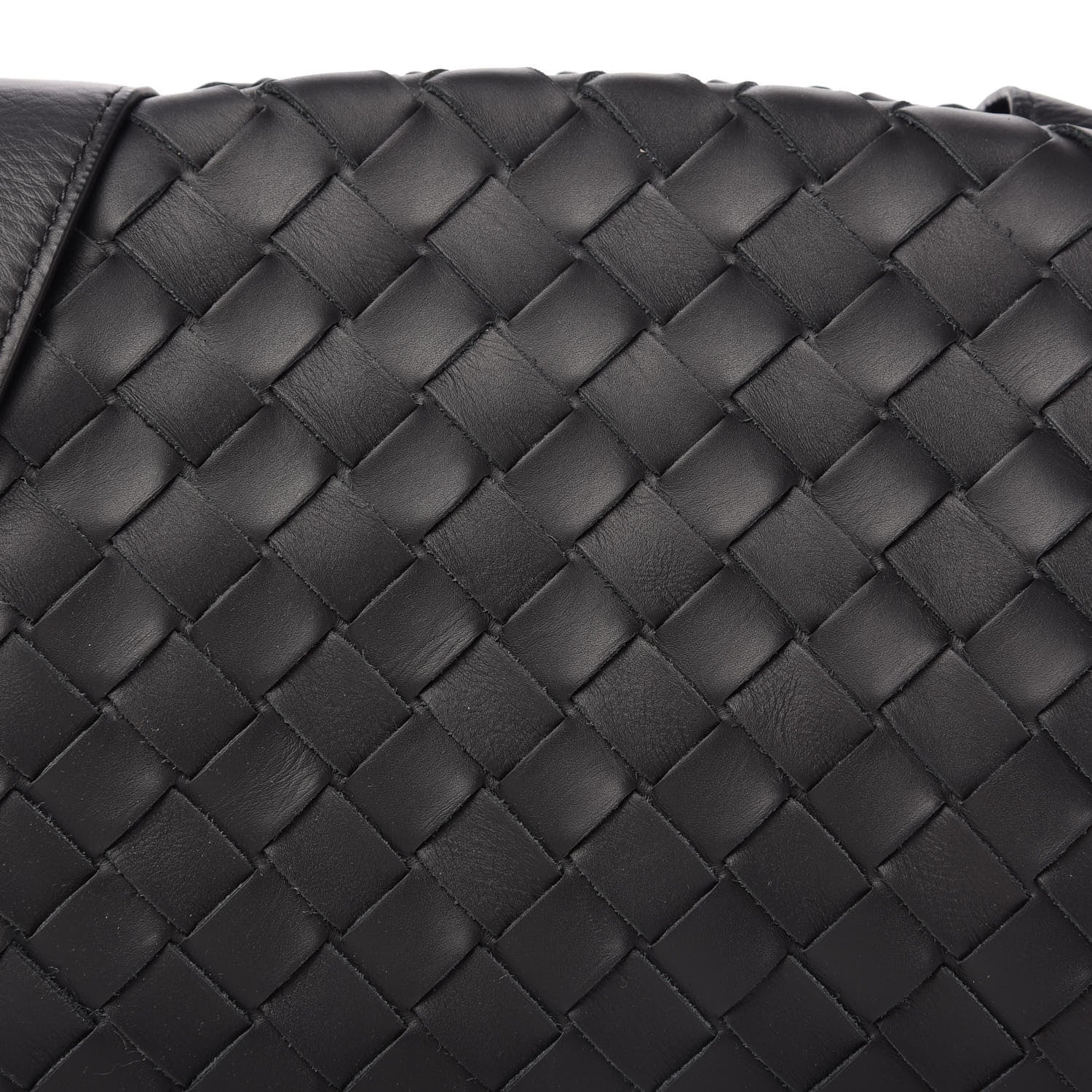 Bottega Veneta Calfskin Intrecciato Crossbody Black 11 of 12