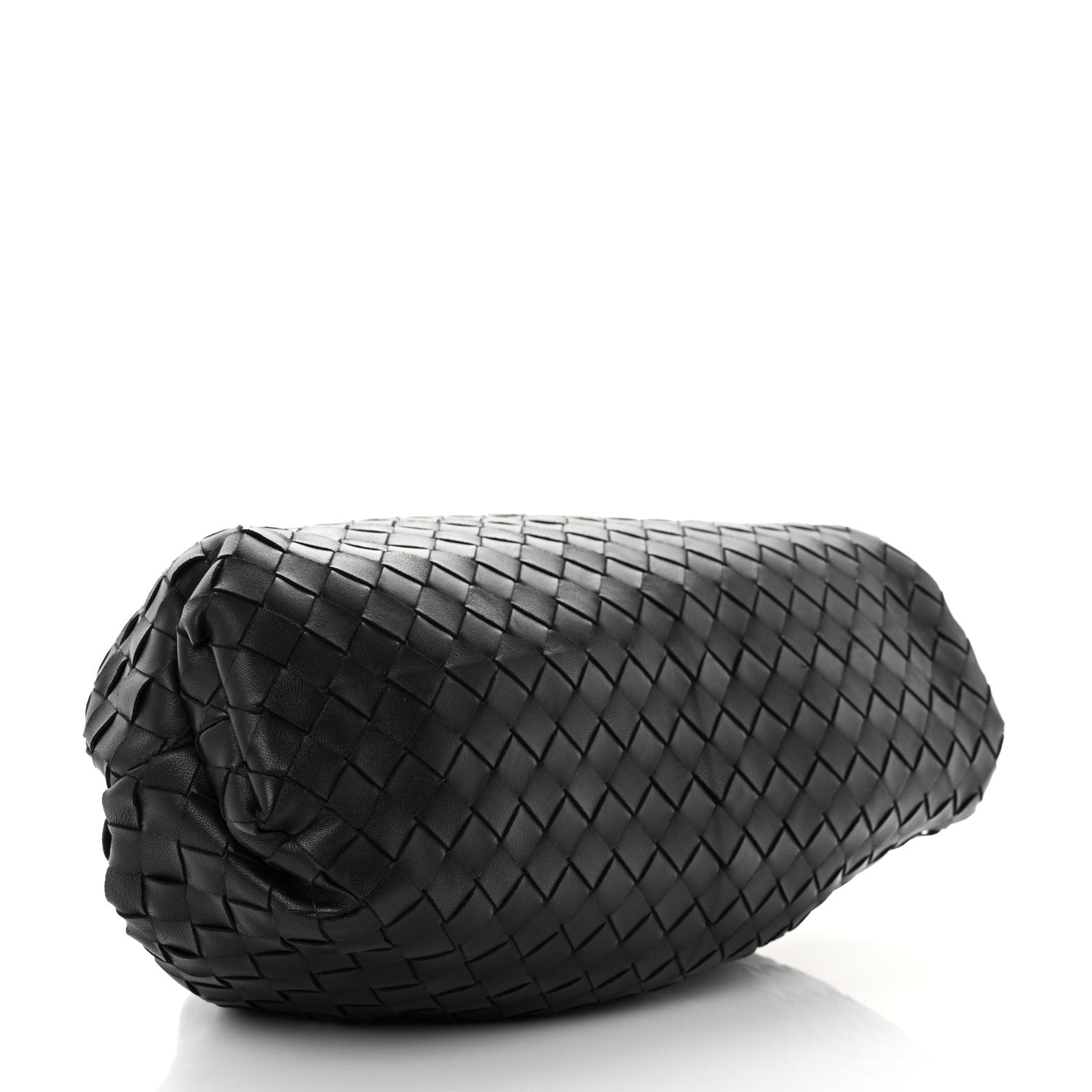 Bottega Veneta Nappa Maxi Intreccio The Pouch Oversized Clutch Black 4 of 8