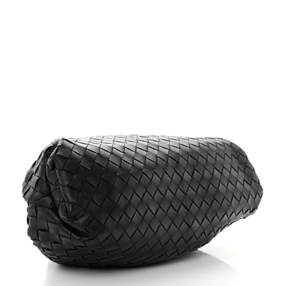 Bottega Veneta Nappa Maxi Intreccio The Pouch Oversized Clutch Black 4 of 8