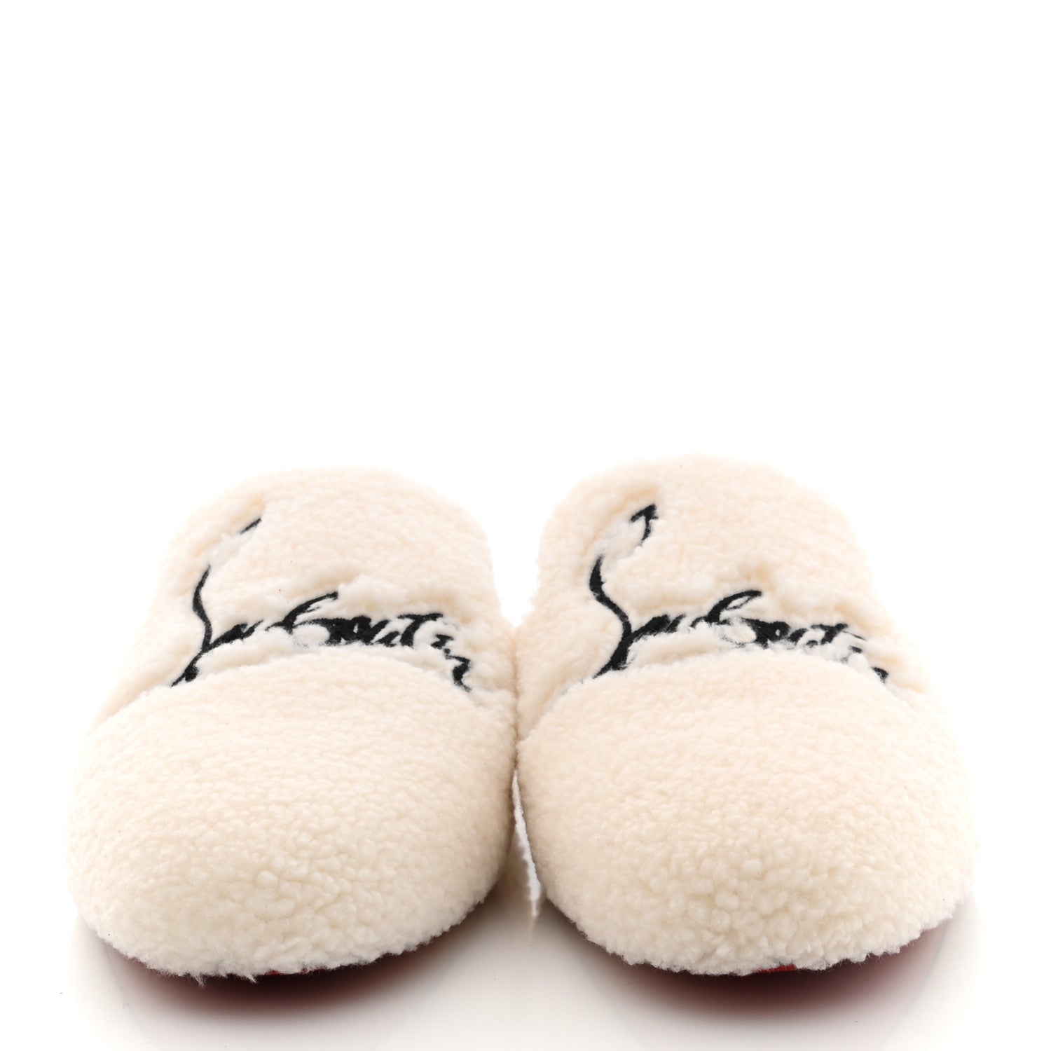 Christian Louboutin Navy Coolito Donna Slippers 35.5 White 3 of 10