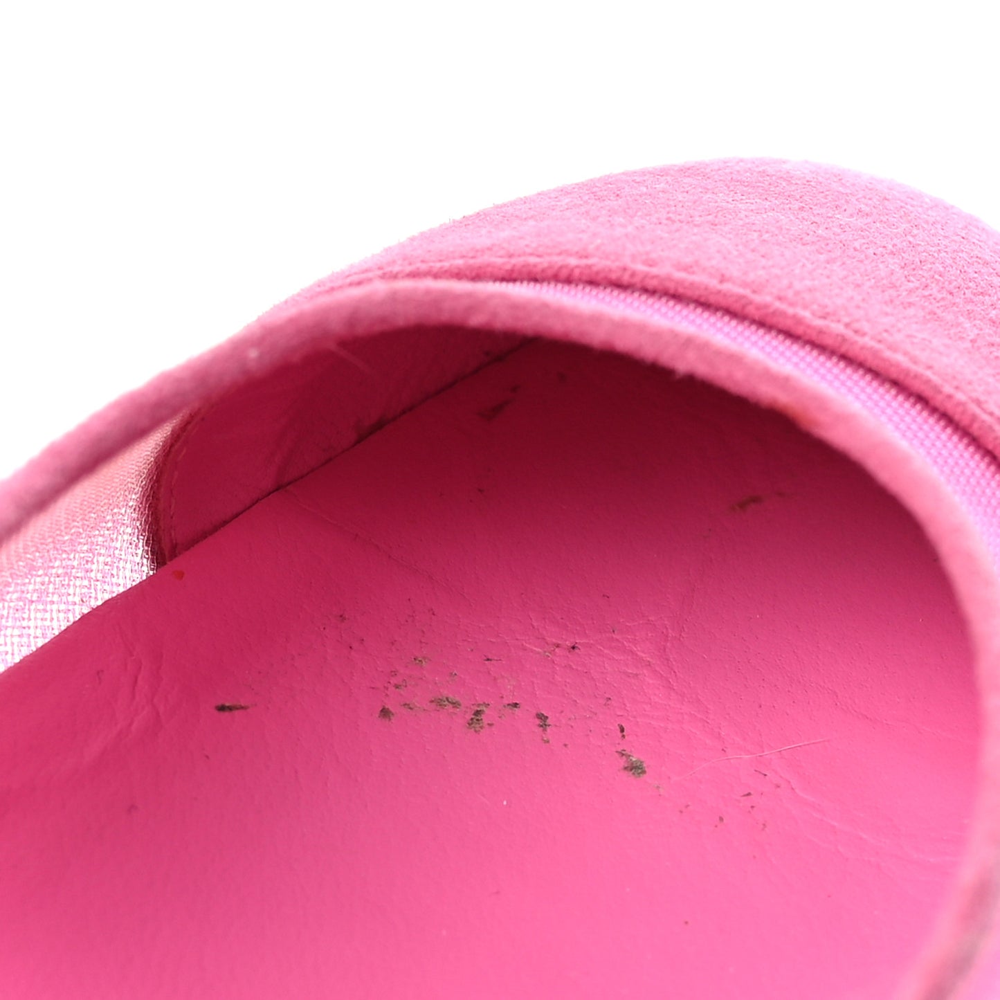 Mesh Suede Kidskin Cap Toe CC Slingback Pump 37 Pink
