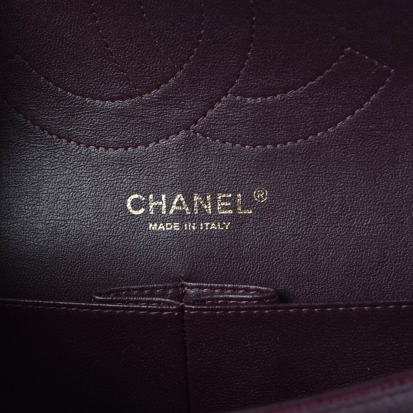 Caviar Quilted Jumbo Double Flap Burgundy