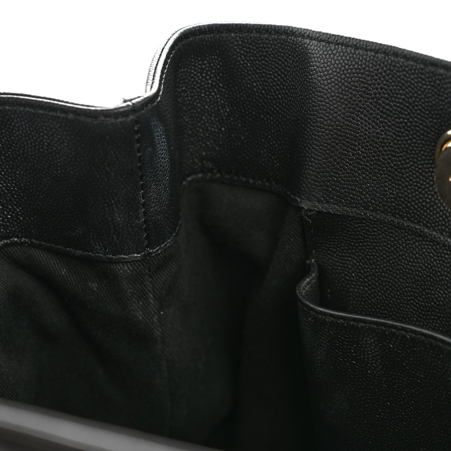 Chanel Caviar Quilted Small Shopping Tote  Black 11 of 14