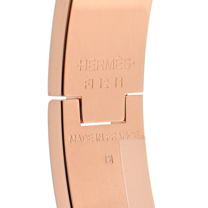 Hermes Enamel Narrow Clic Clac H Bracelet PM Creme 5 of 6