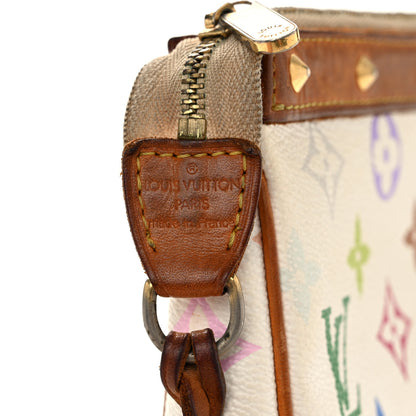Louis Vuitton Monogram Multicolor Pochette Accessories White 6 of 13