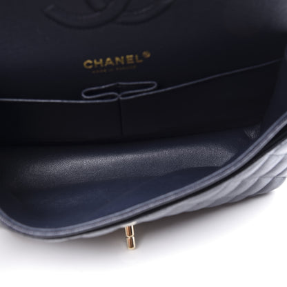 Chanel Caviar Quilted Medium Double Flap Navy 4 of 10