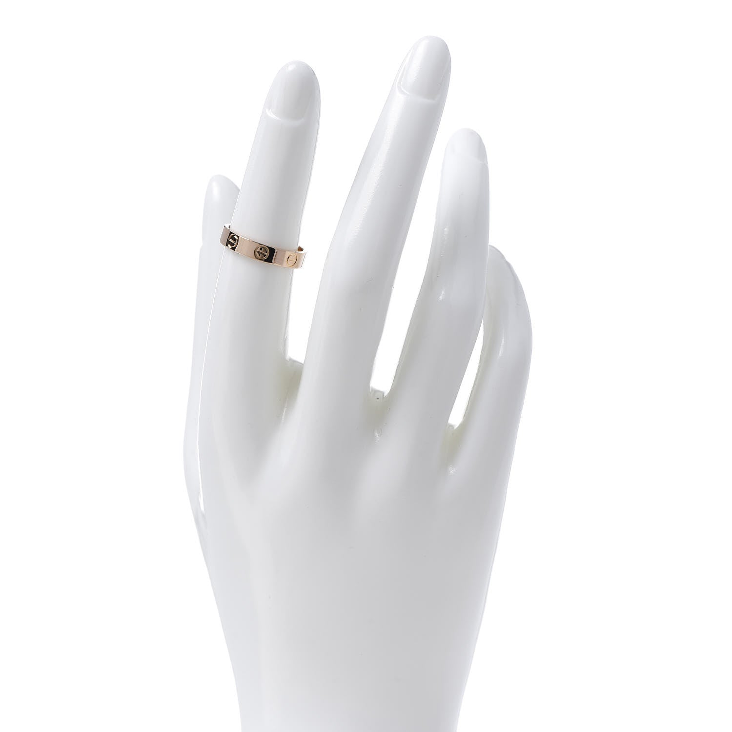 Cartier 18K Pink Gold 3.5mm LOVE Wedding Band Ring 51 5.75 2 of 5