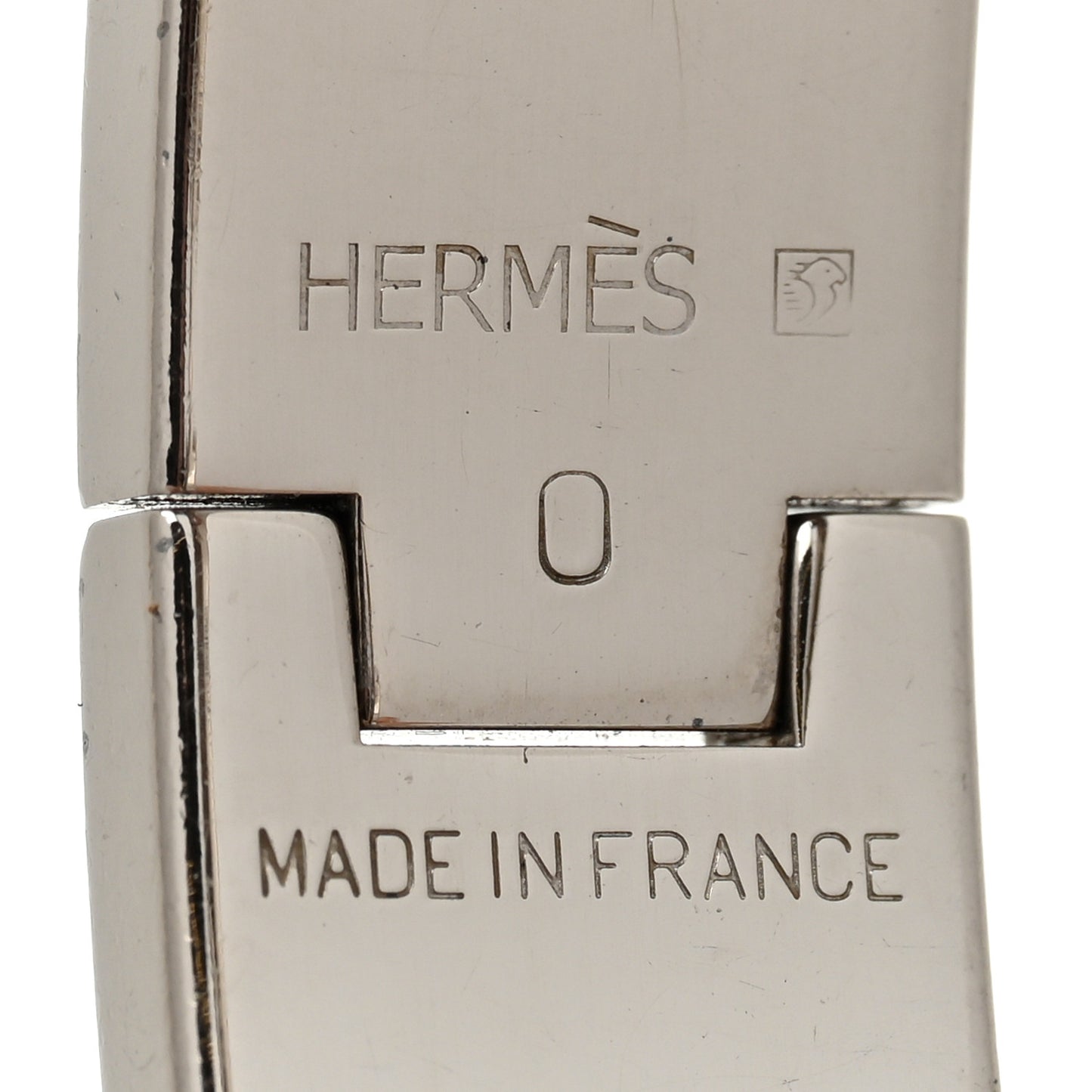 Enamel Narrow Clic Clac H Bracelet PM Bleu Lin