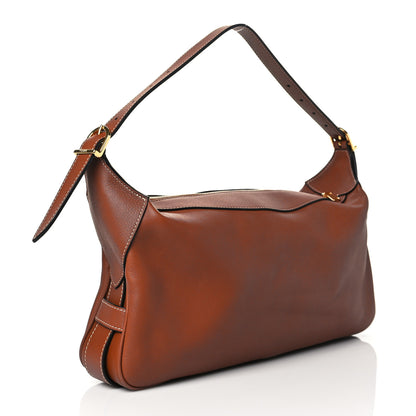 Celine Supple Calfskin Medium Romy Shoulder Bag Tan 3 of 11