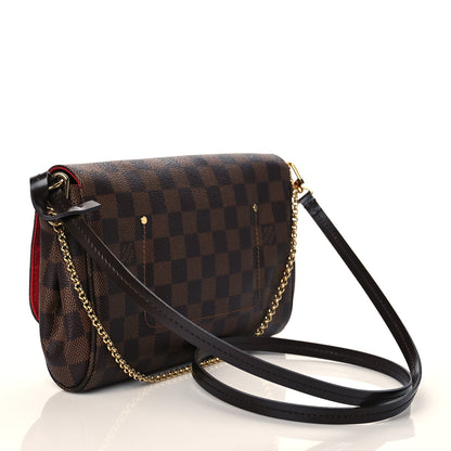 Louis Vuitton Damier Ebene Favorite MM 4 of 11
