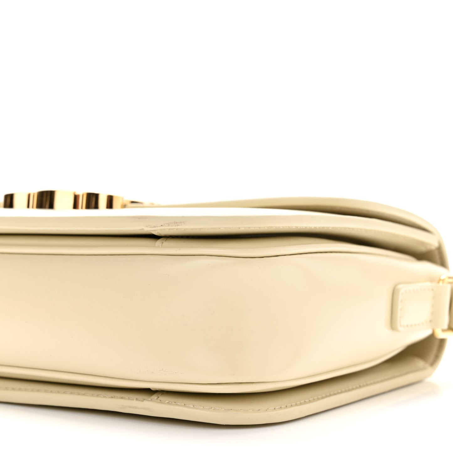 Shiny Calfskin Medium Triomphe Limestone