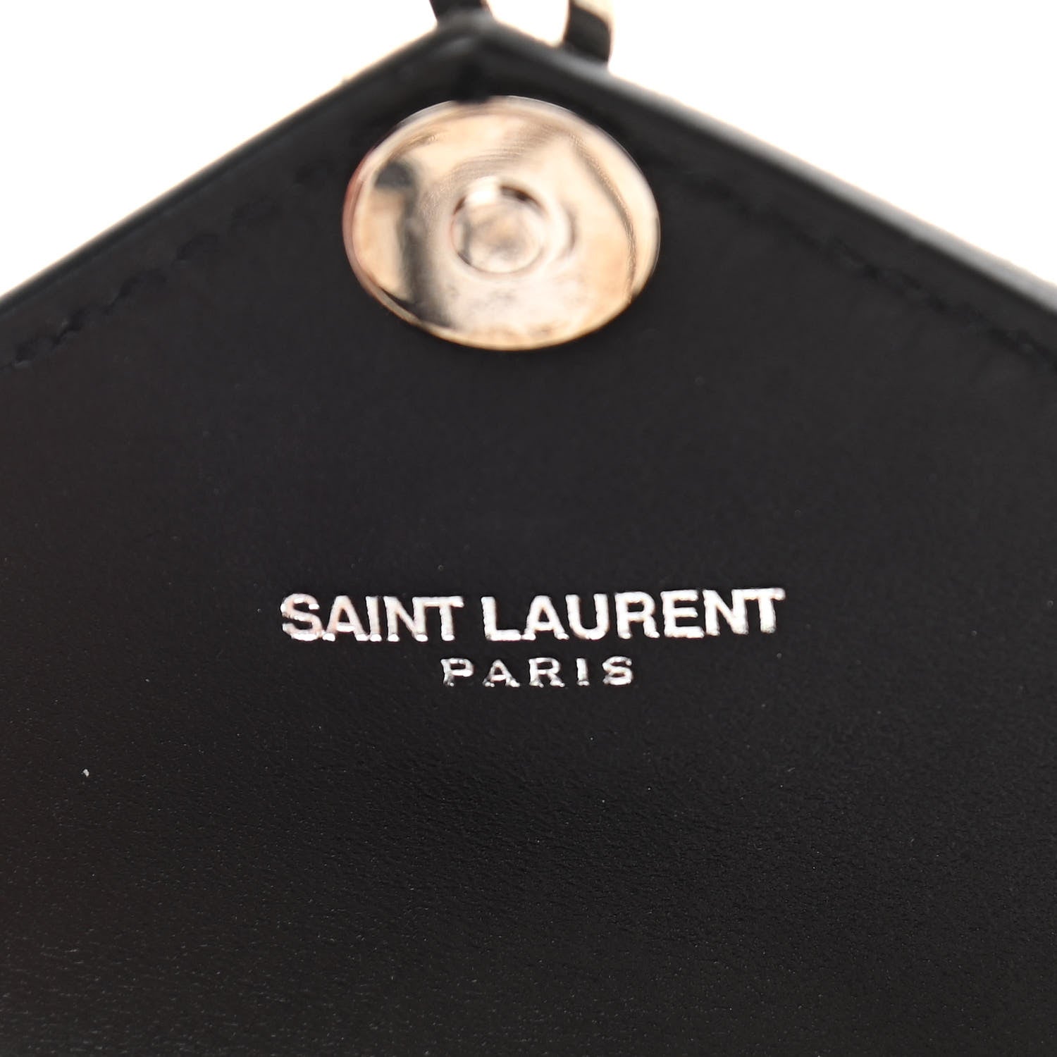 Saint Laurent Calfskin Pony Hair Monogram Zebra Print Mini Candy Crossbody Black White 6 of 11
