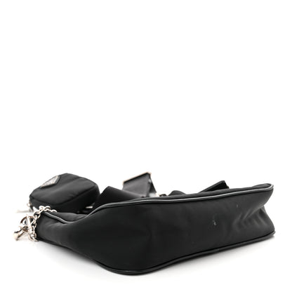Prada Nylon Re-Edition 2005 Shoulder Bag Black 4 of 11