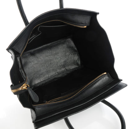 Celine Smooth Calfskin Mini Luggage Black 6 of 8