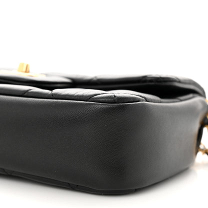 Chanel Lambskin Quilted Mini Heart Charms Flap Black 10 of 10