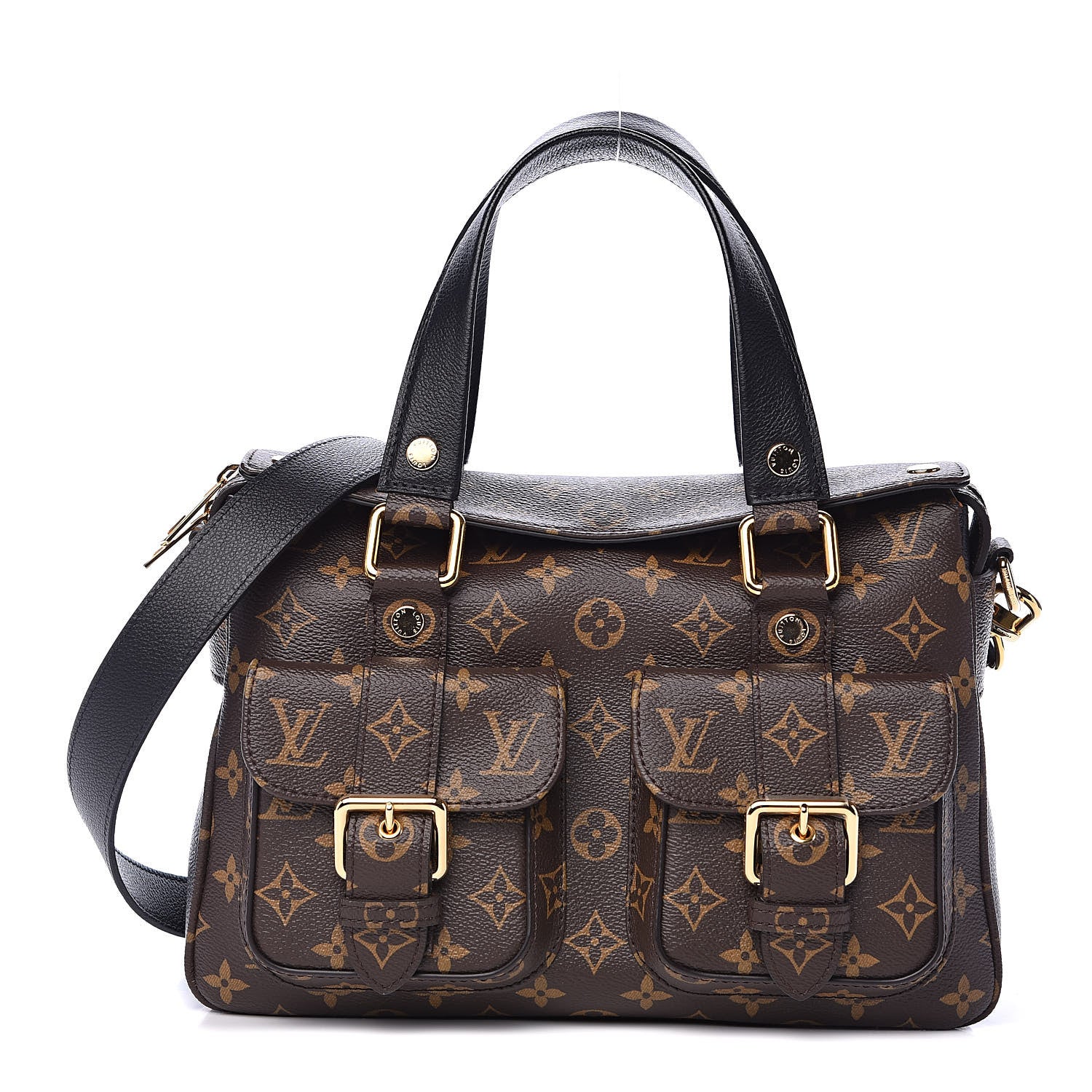 Louis Vuitton Monogram Manhattan NM Black 1 of 9