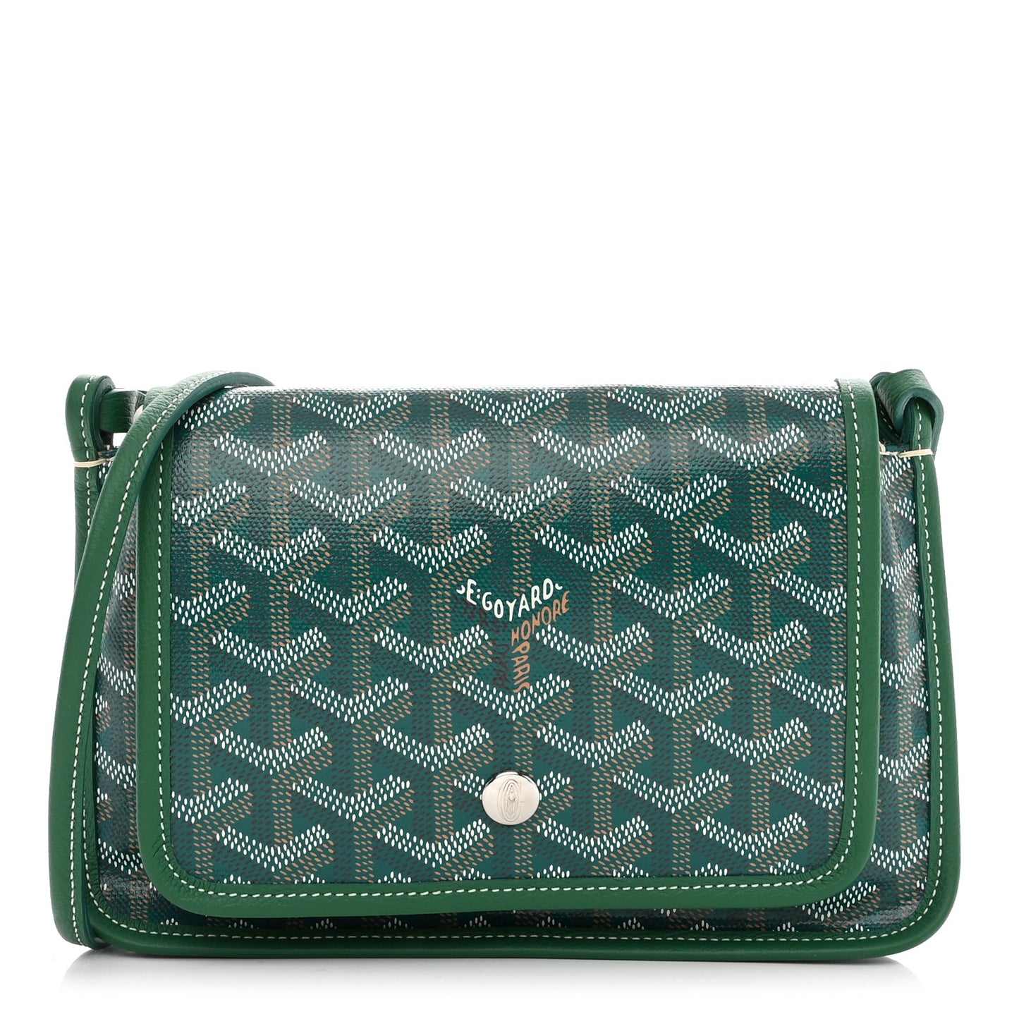 Goyardine Plumet Wallet Clutch Green