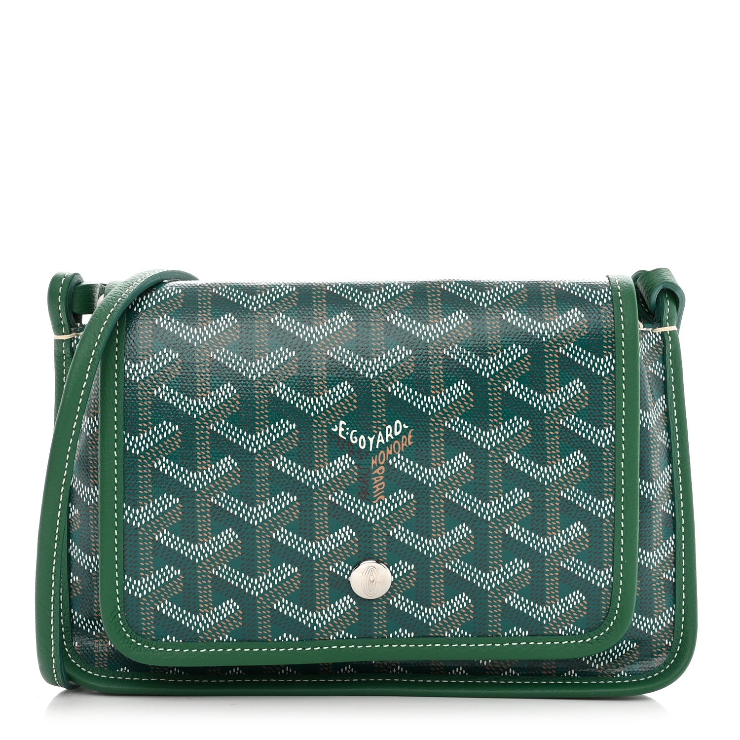 Goyard Goyardine Plumet Wallet Clutch Green 1 of 10
