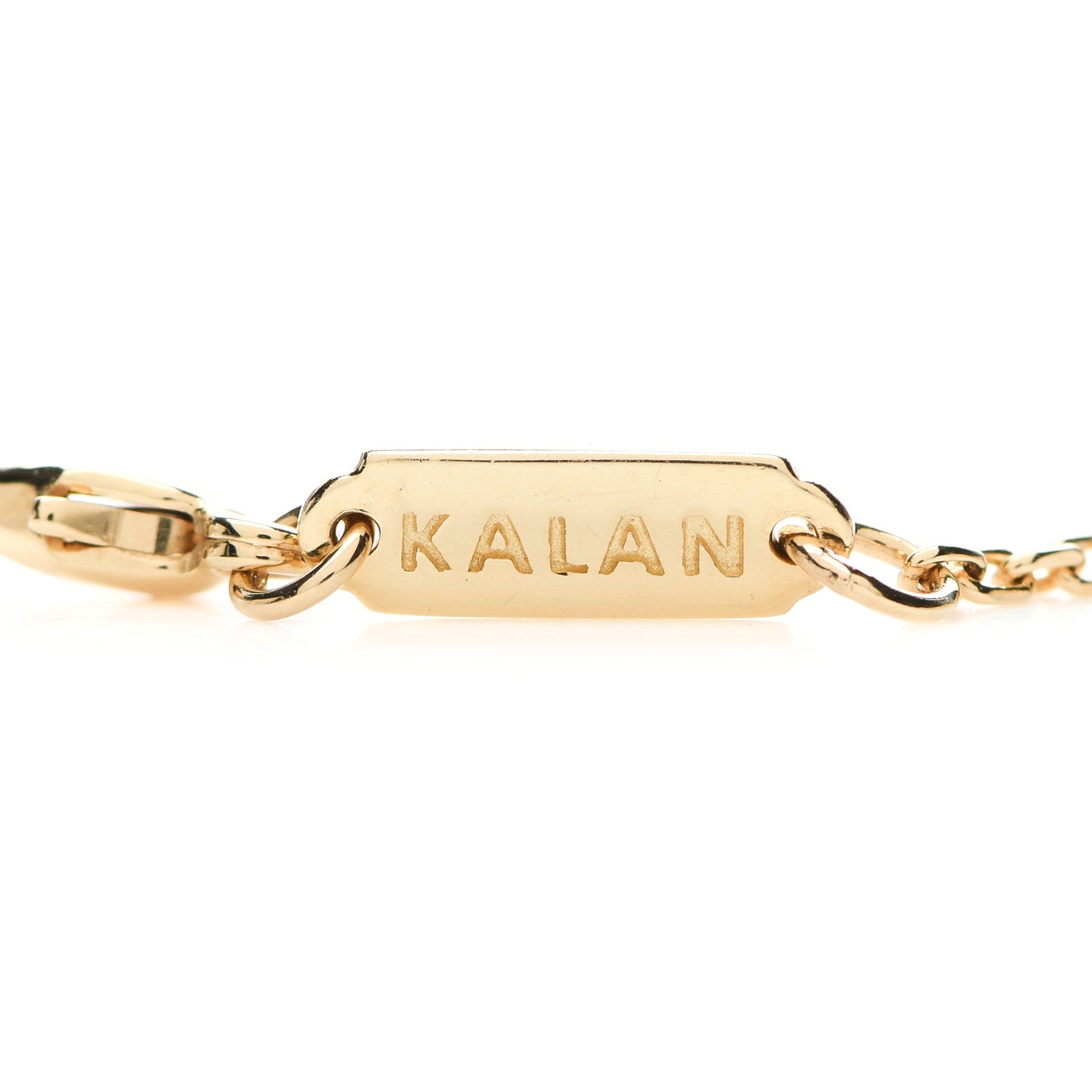 Suzanne Kalan 14K Yellow Gold Diamond Topaz Station Bracelet 4 of 4