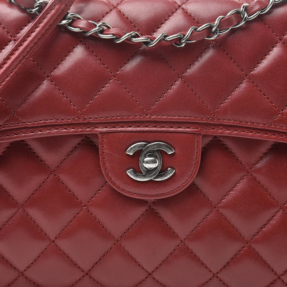 Chanel Lambskin Quilted Citizen Zip Flap Red 8 of 15