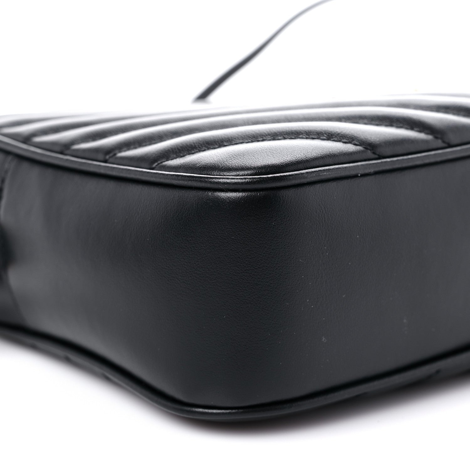 Saint Laurent Calfskin Matelasse Monogram Lou Camera Bag Black 8 of 10