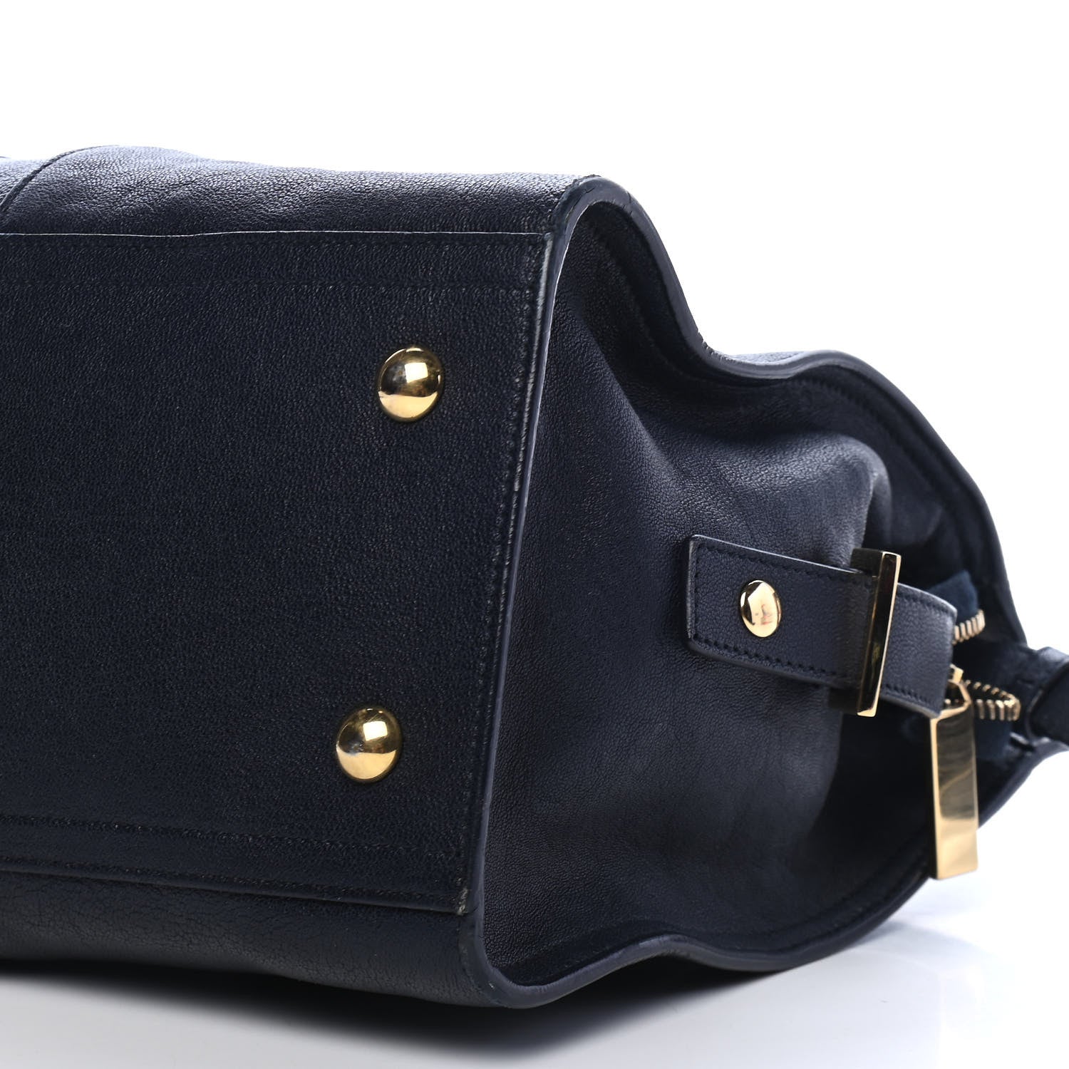 Saint Laurent Sheepskin Small Cabas ChYc Navy 8 of 8