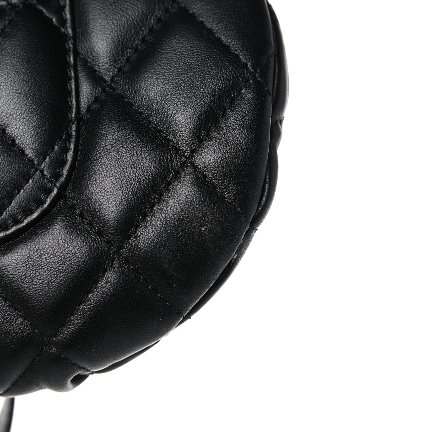 Chanel Calfskin Quilted CC Uniform Flap Belt Bag Black 14 of 15