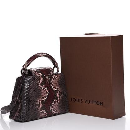 Louis Vuitton Python Capucines BB Pink 8 of 8