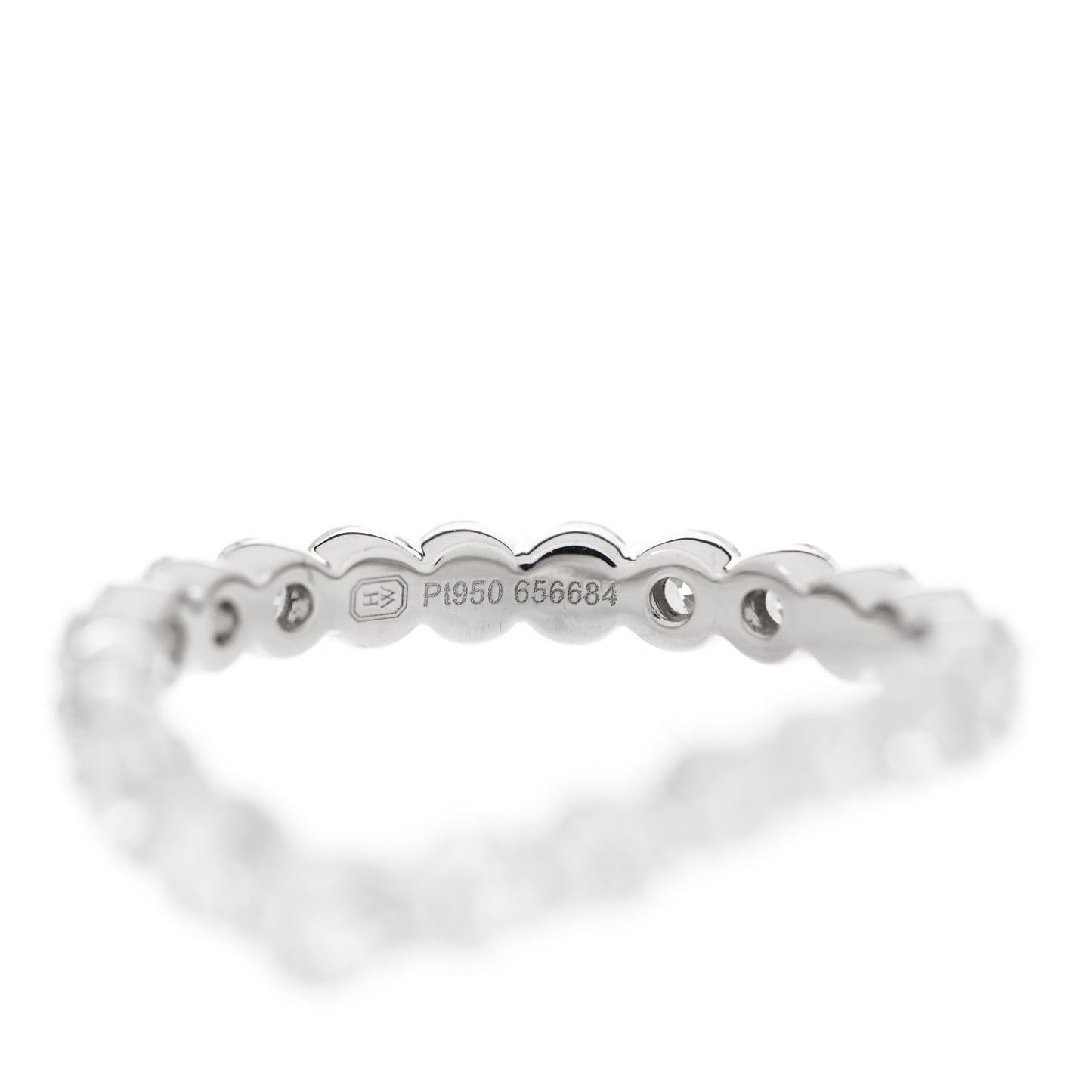 Platinum Diamond Truly Wedding Band Ring 50 5.5