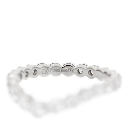 Harry Winston Platinum Diamond Truly Wedding Band Ring 50 5.5 4 of 5
