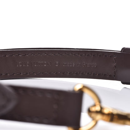 Louis Vuitton Calfskin 12mm Adjustable Shoulder Strap Brown 4 of 4