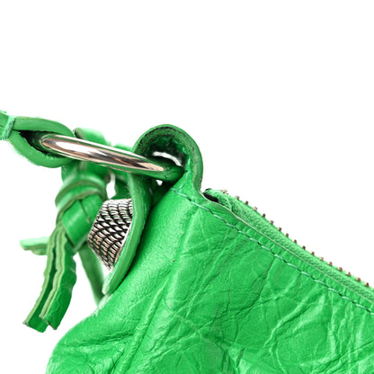 Balenciaga Agneau Arena Le Cagole Shoulder Bag XS Vivid Green 12 of 13