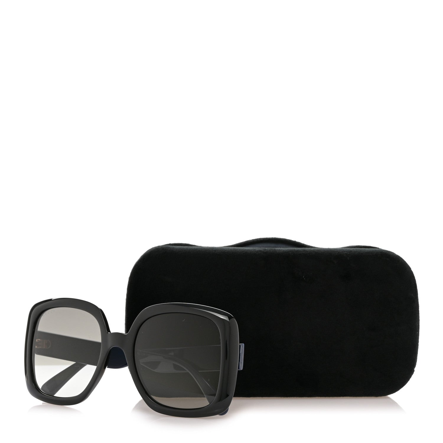 Gucci Acetate Square GG Web Sunglasses GG0713S Black 9 of 9