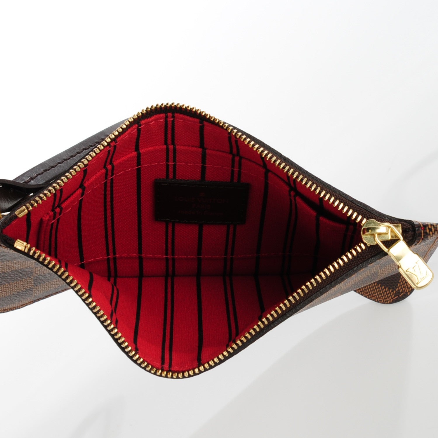 Louis Vuitton Damier Ebene Neverfull PM Pochette 5 of 7