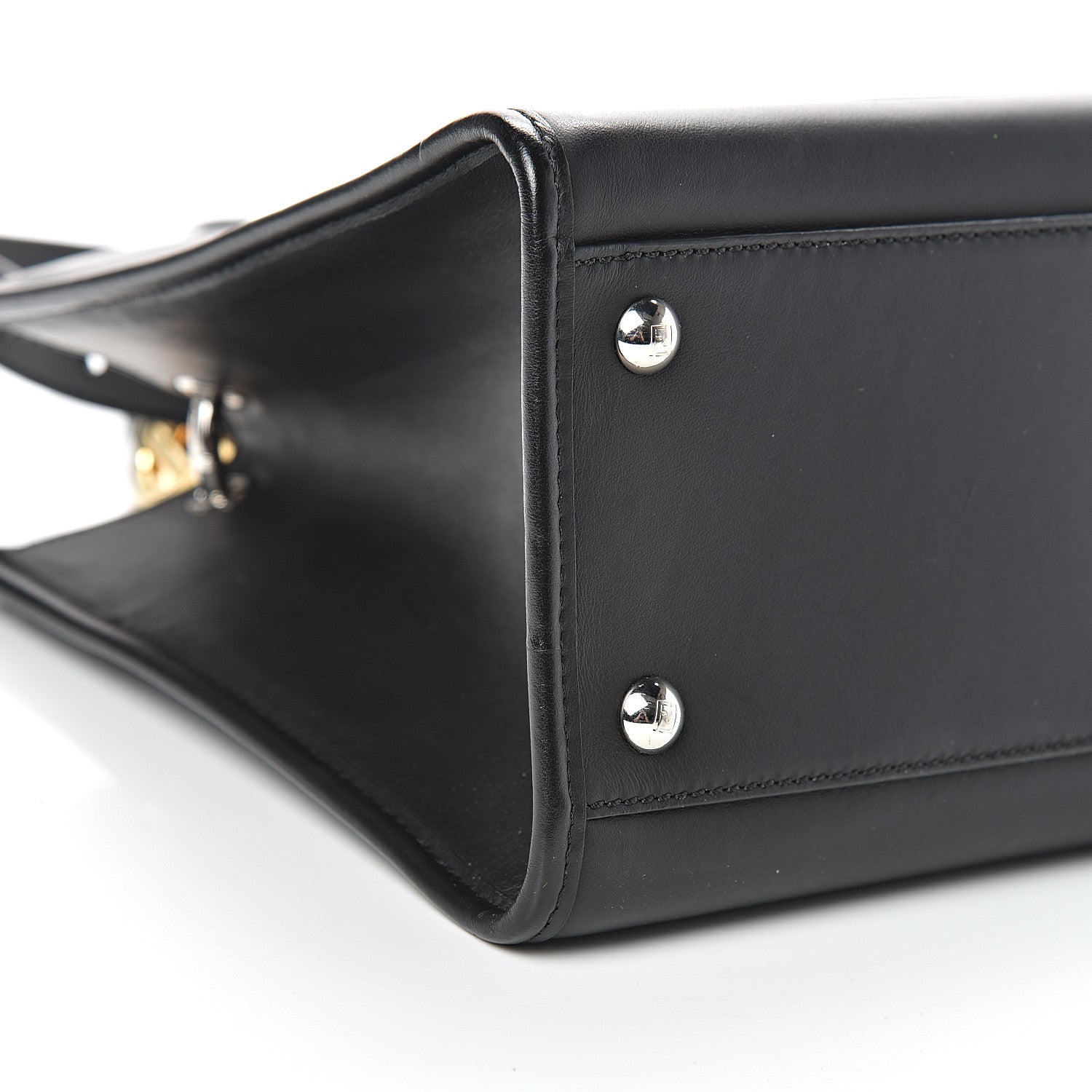 Fendi Vitello Century Opaco F is Fendi Small Runaway Satchel Black 8 of 10