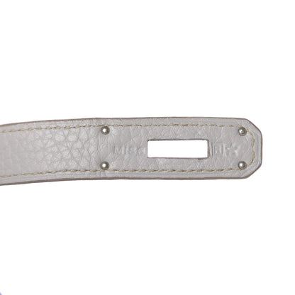 Hermes Taurillon Clemence Kelly Retourne 32 Gris Perle 9 of 13