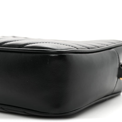 Saint Laurent Calfskin Matelasse Monogram Lou Camera Bag Black 11 of 12