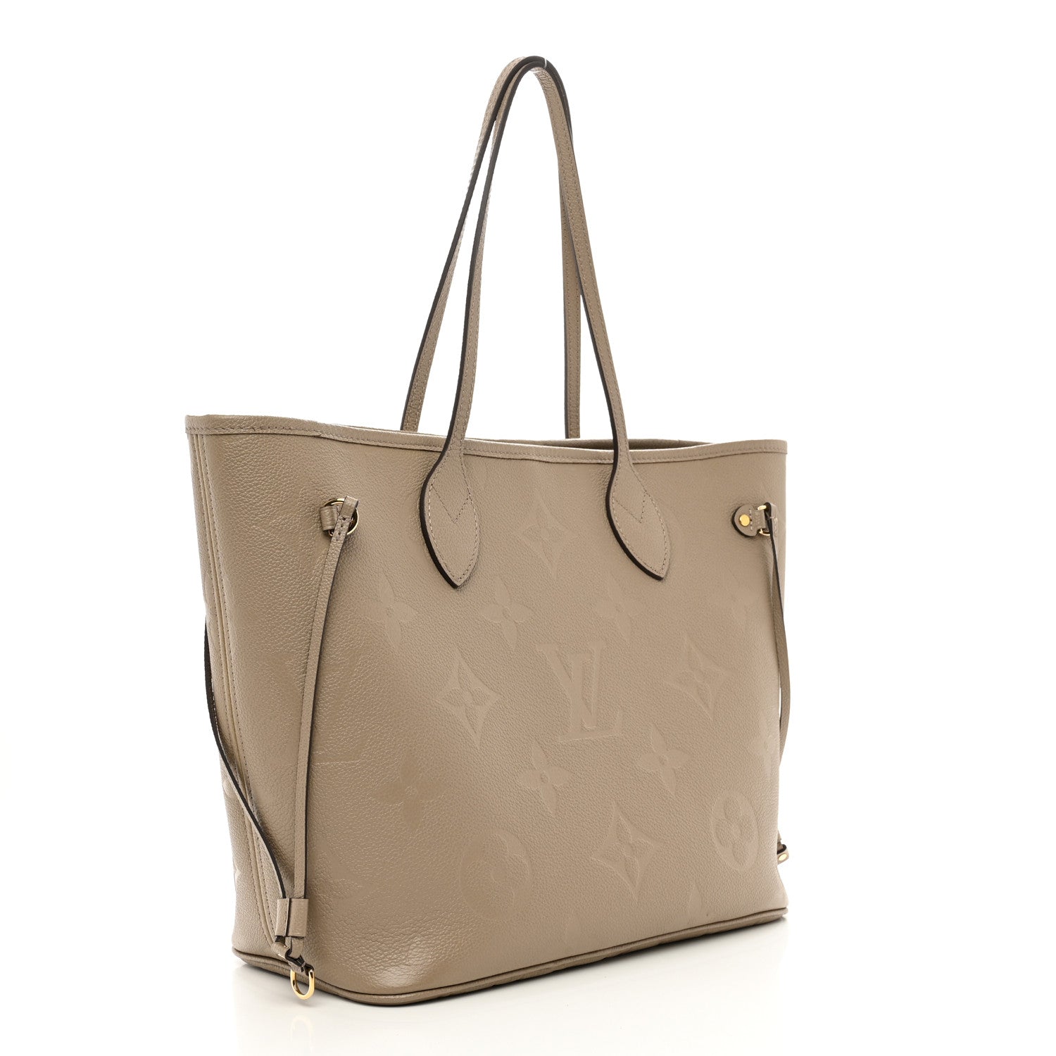 Louis Vuitton Empreinte Monogram Giant Neverfull MM Tourterelle 3 of 9