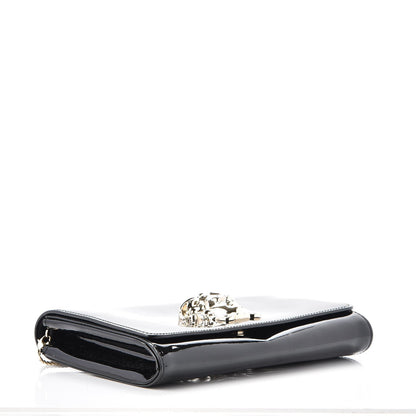 Versace Patent Palazzo Medusa Chain Evening Bag Black 4 of 7