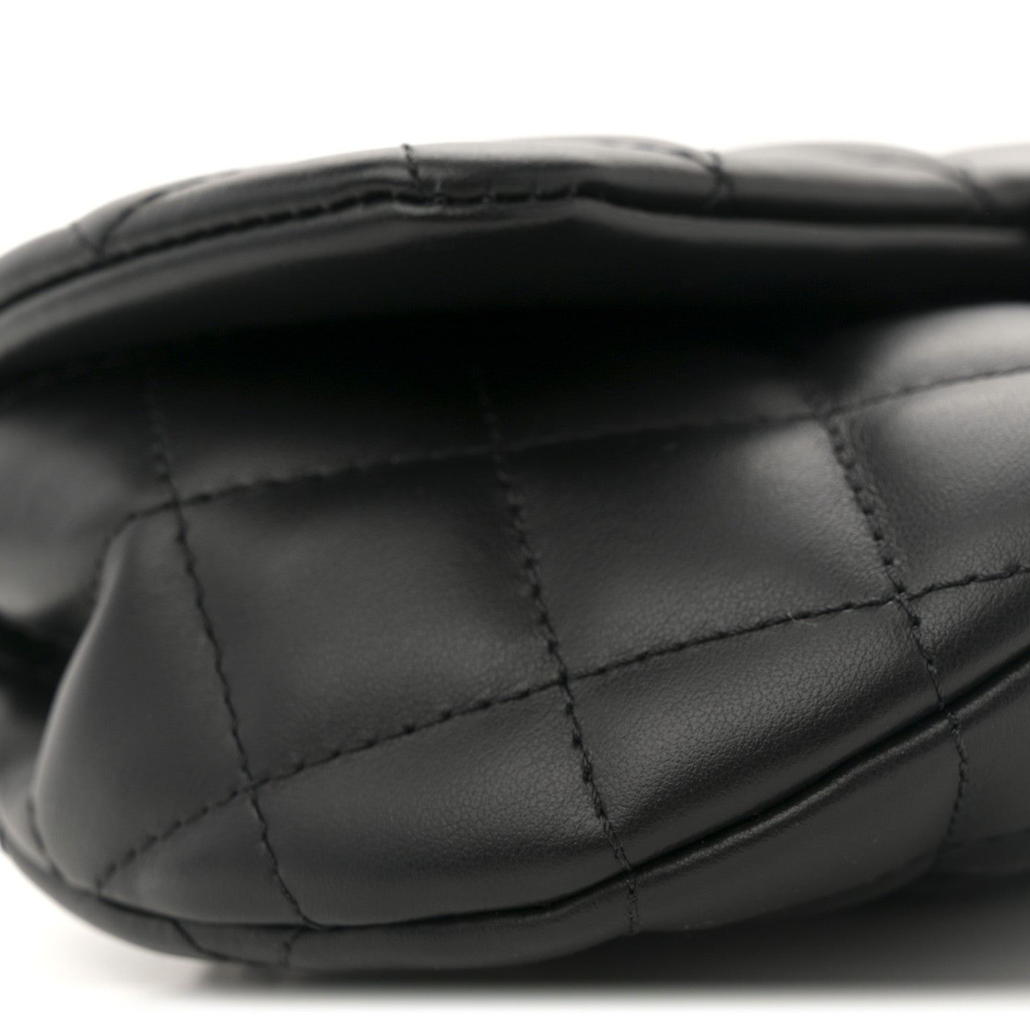 Chanel Calfskin Quilted CC Uniform Flap Belt Bag Black 9 of 10