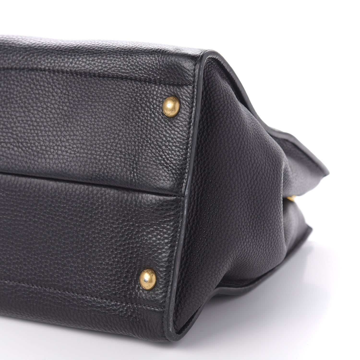 Prada Vitello Daino Tote Black 8 of 15