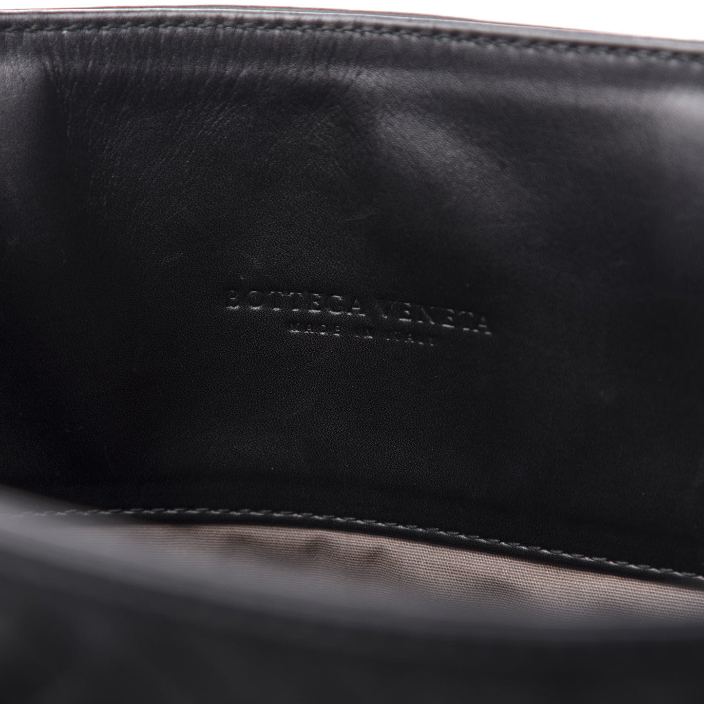 Intrecciato Briefcase Black