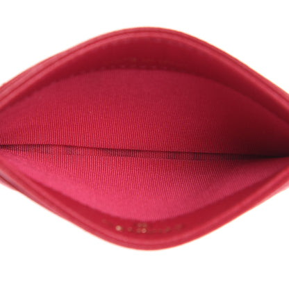 Chanel Caviar Camellia Embossed Card Holder Fuchsia 5 of 11
