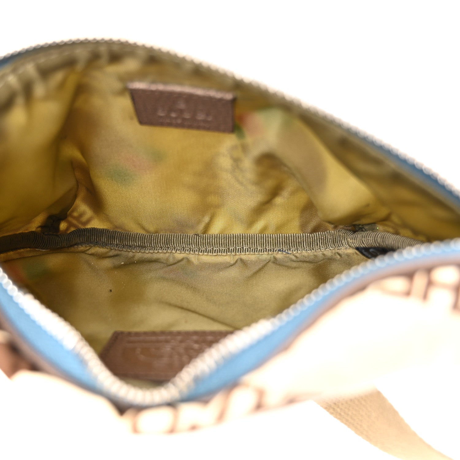 Gucci X THE NORTH FACE Econyl Nylon Belt Bag White Sky Blue 5 of 13