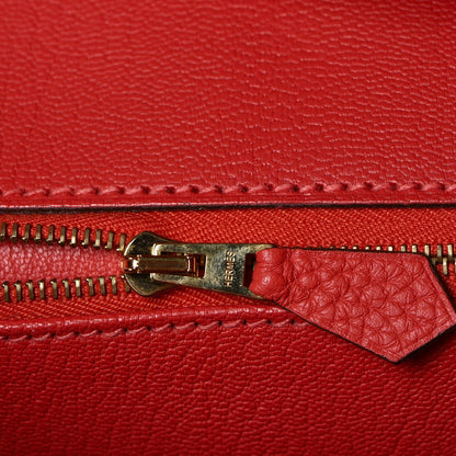 Hermes Togo Birkin 35 Rouge Pivoine 14 of 35