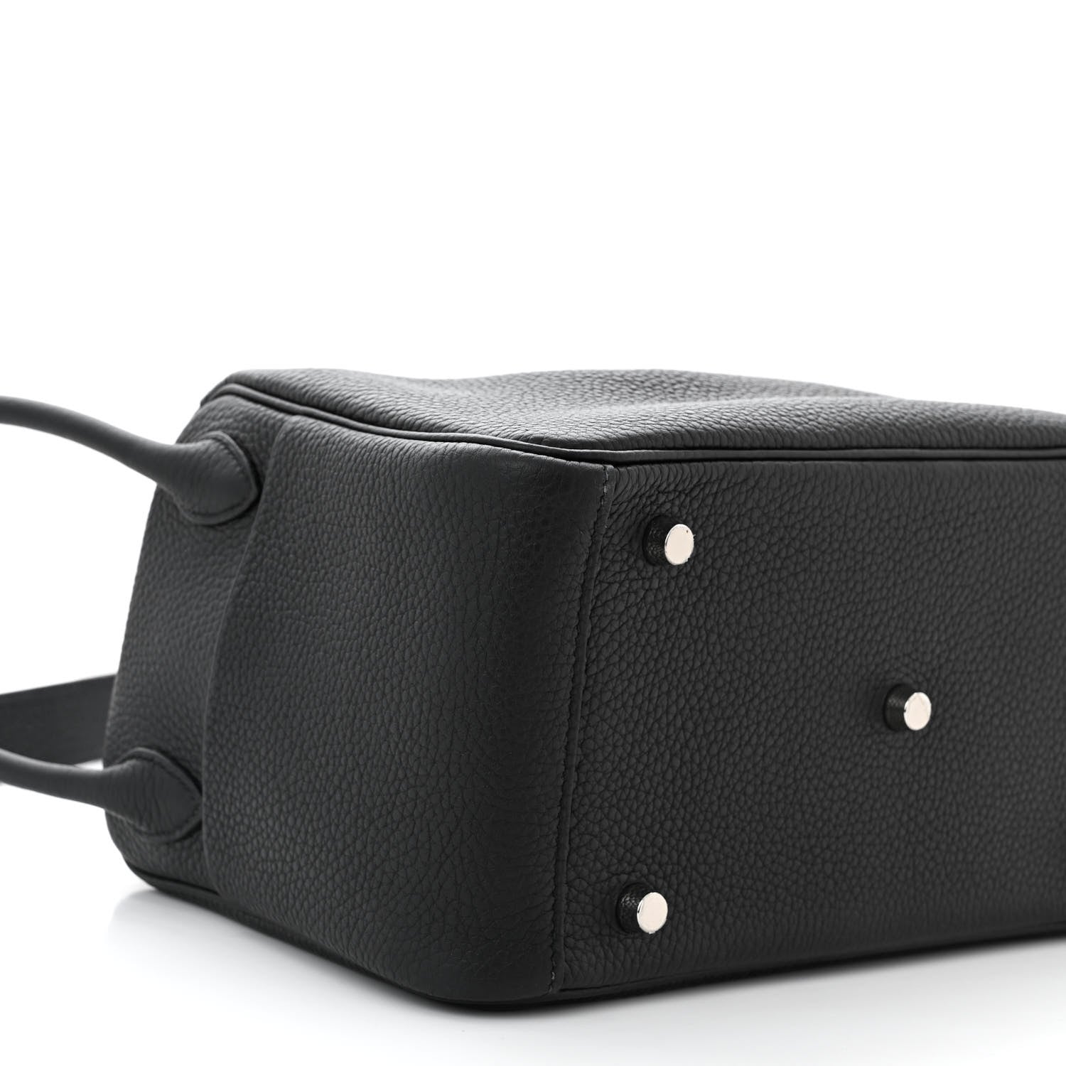 Hermes Taurillon Clemence Lindy 26 Black 9 of 11